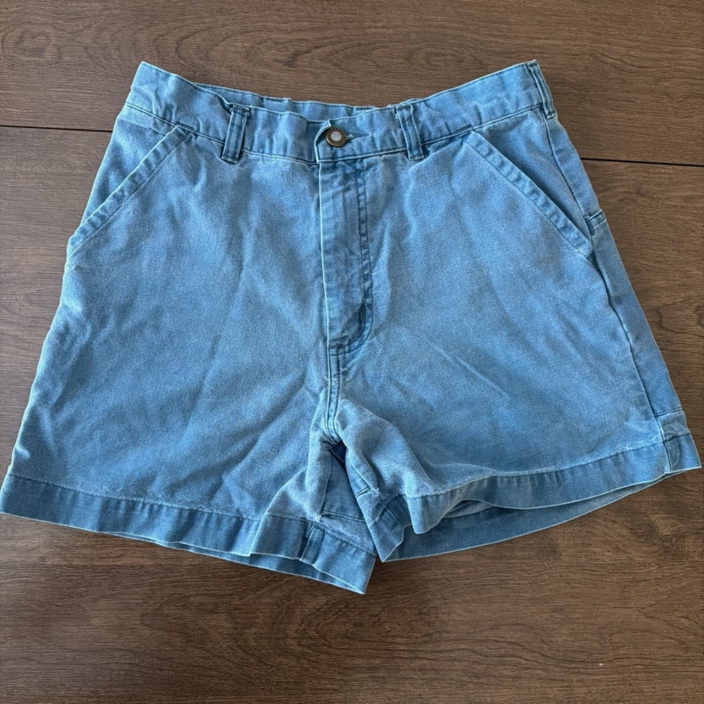 Vintage 1994 Patagonia Stand Up Shorts Men 30 Teal Canvas Outdoor Hiking Rare